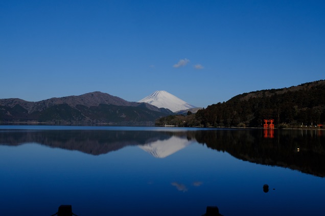 箱根の冬（富士山）